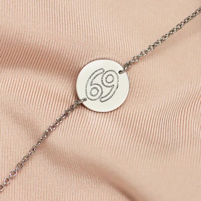 LOULOUROSE Bracelets Zodiac Medallion Bracelet