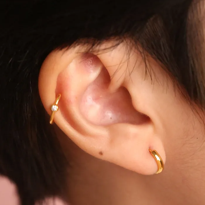 LOULOUROSE Earrings Sassy Hoop Earrings