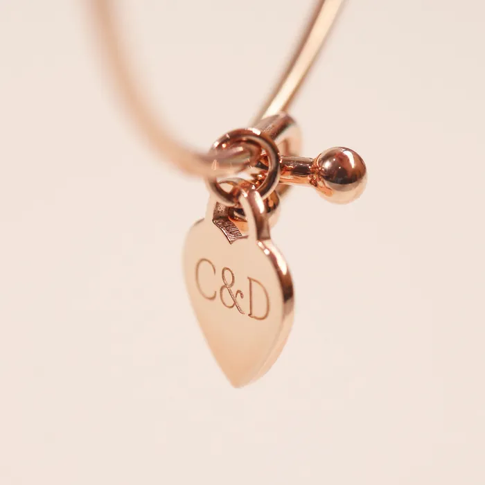 LOULOUROSE Necklaces Petite Heart Plaque Pendant