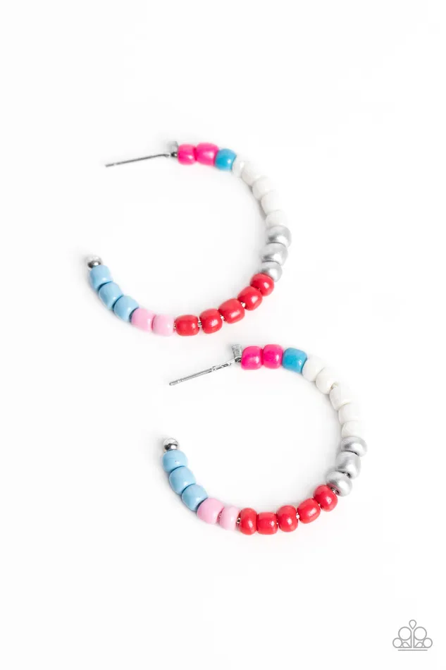 Multicolored Mambo Pink Multicolor Earrings All Eyes On U Jewelry Paparazzi Accessories Earrings Multicolored Mambo Pink Multicolor Earrings All Eyes On U Jewelry Paparazzi Accessories Earrings