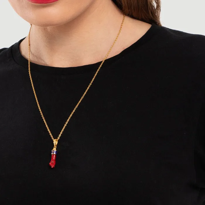 Naimah Necklaces Mano Figa Pendant Necklace