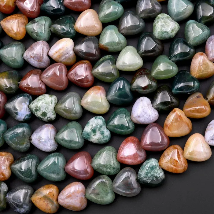 Natural Indian Agate 10mm 12mm Smooth Heart Beads Aka Fancy Jasper 155 Strand Intrinsic Trading Necklaces Natural Indian Agate 10mm 12mm Smooth Heart Beads Aka Fancy Jasper 155 Strand Intrinsic Trading Necklaces