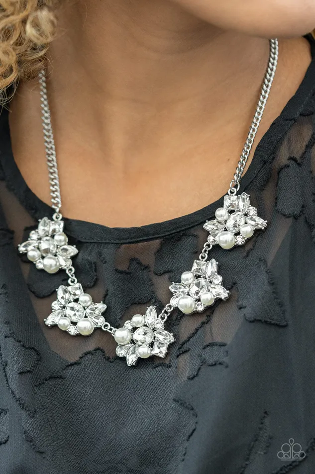 Necklaces All Eyes On U Jewelry Paparazzi Accessories HEIRESS of Them All White Paparazzi Necklace Necklaces All Eyes On U Jewelry Paparazzi Accessories HEIRESS of Them All White Paparazzi Necklace