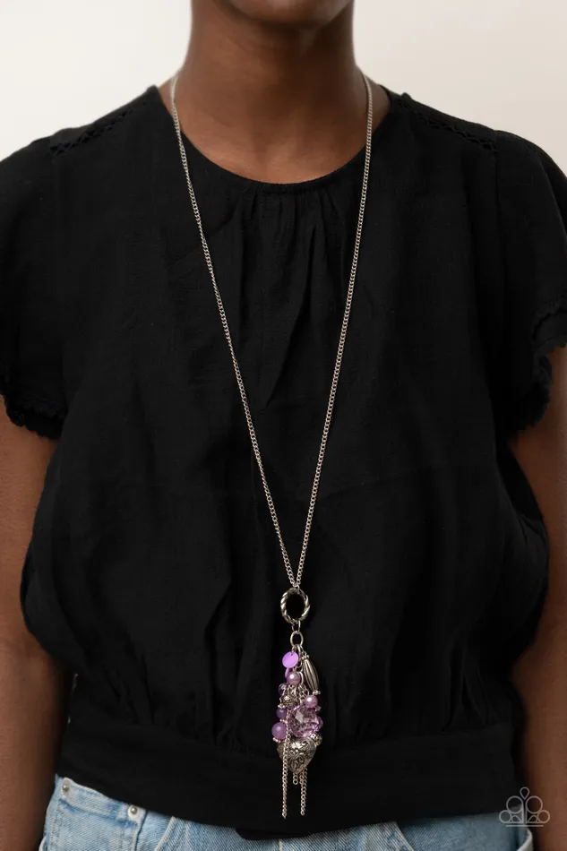 Necklaces AMOR to Love Purple Paparazzi Necklace All Eyes On U Jewelry Paparazzi Accessories