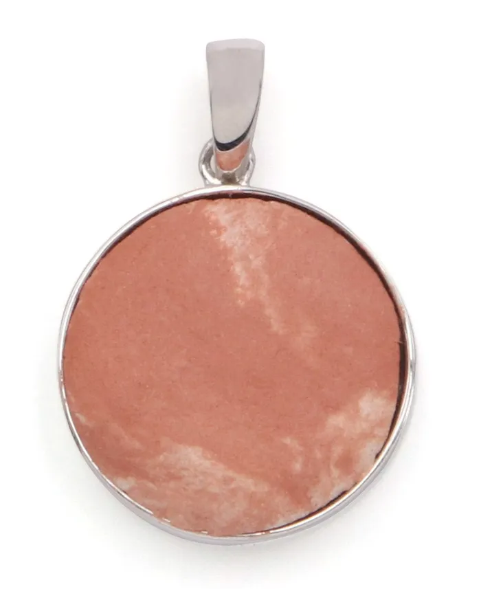 Necklaces Buddha Groove Stop and Smell the Roses Sterling Silver Pendant