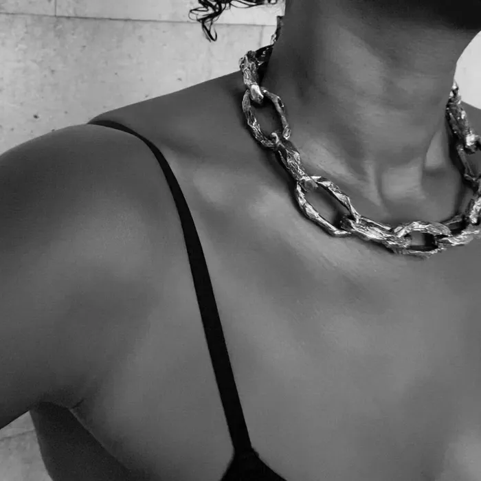Necklaces JewelryLab AJI XL CHAIN LINK NECKLACE 925 STERLING SILVER