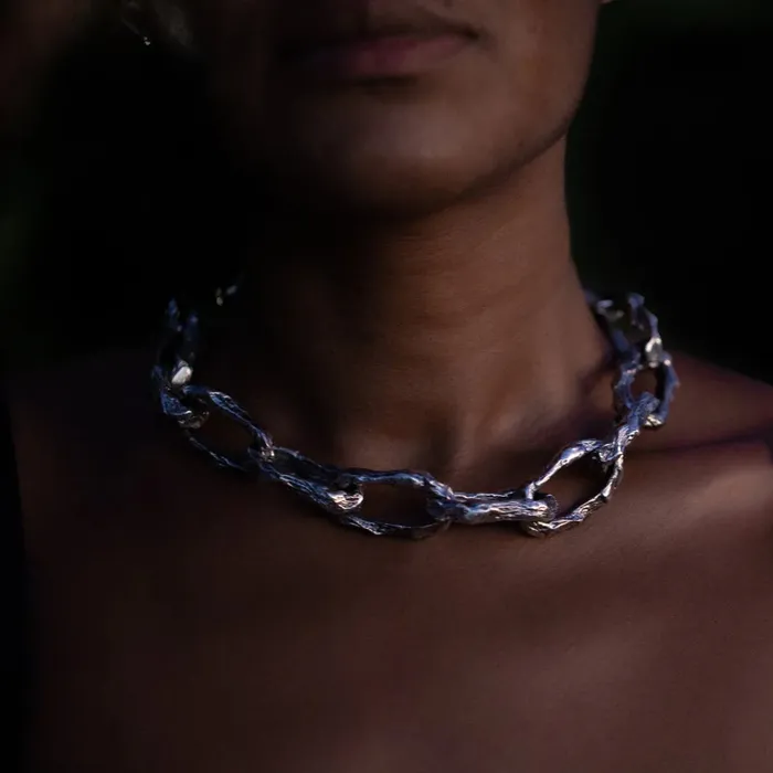 Necklaces JewelryLab AJI XL CHAIN LINK NECKLACE 925 STERLING SILVER