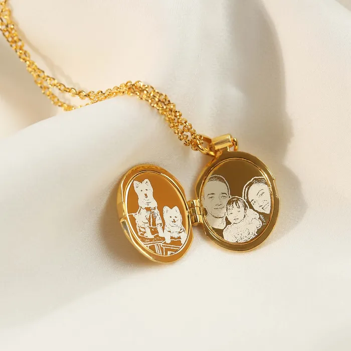Necklaces LOULOUROSE Memento Locket Necklace Necklaces LOULOUROSE Memento Locket Necklace