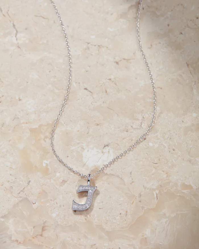Necklaces Luv Aj Fine Pave Initial Necklace Vintage Necklaces Luv Aj Fine Pave Initial Necklace Vintage