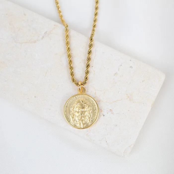 Necklaces My Saint My Hero Seek Him Necklace