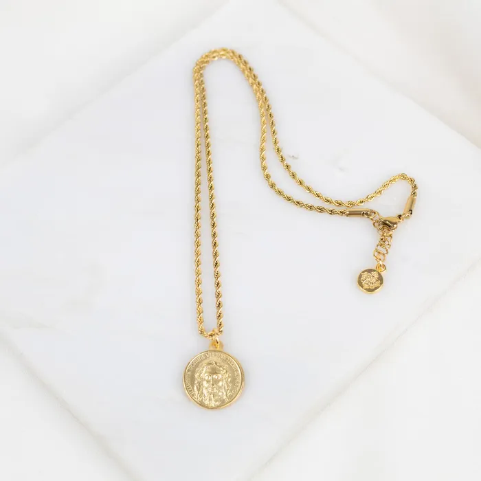 Necklaces My Saint My Hero Seek Him Necklace