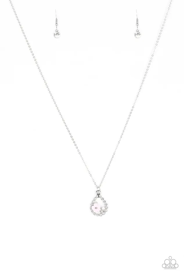 Necklaces Serene Spring Showers Pink Necklace All Eyes On U Jewelry Paparazzi Accessories