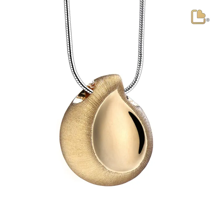 Rings LoveUrns Treasure TearDrop Gold Vermeil Two Tone Sterling Silver Cremation Pendant Rings LoveUrns Treasure TearDrop Gold Vermeil Two Tone Sterling Silver Cremation Pendant