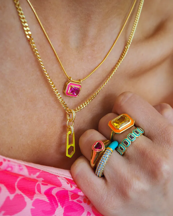 Rings Luv Aj Pave Amalfi Ring Turquoise Gold Rings Luv Aj Pave Amalfi Ring Turquoise Gold