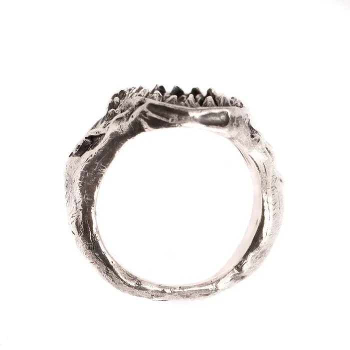 SHARK JAW RING 925 STERLING SILVER Jess Zabala Jewelry Rings