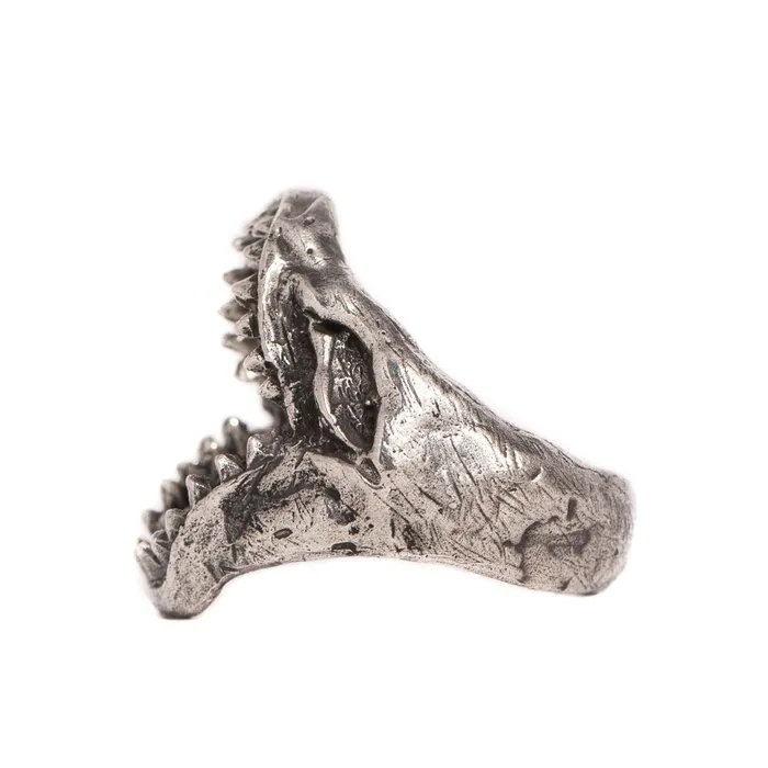 SHARK JAW RING 925 STERLING SILVER Jess Zabala Jewelry Rings