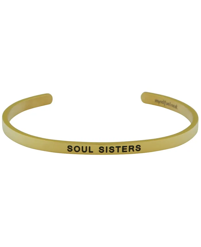 Soul Sisters Relationship Cuff Bracelet Buddha Groove Bracelets