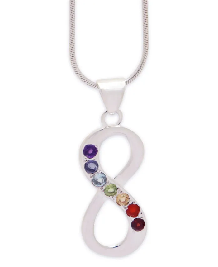 Sterling Silver Infinity Chakra Pendant Buddha Groove Necklaces