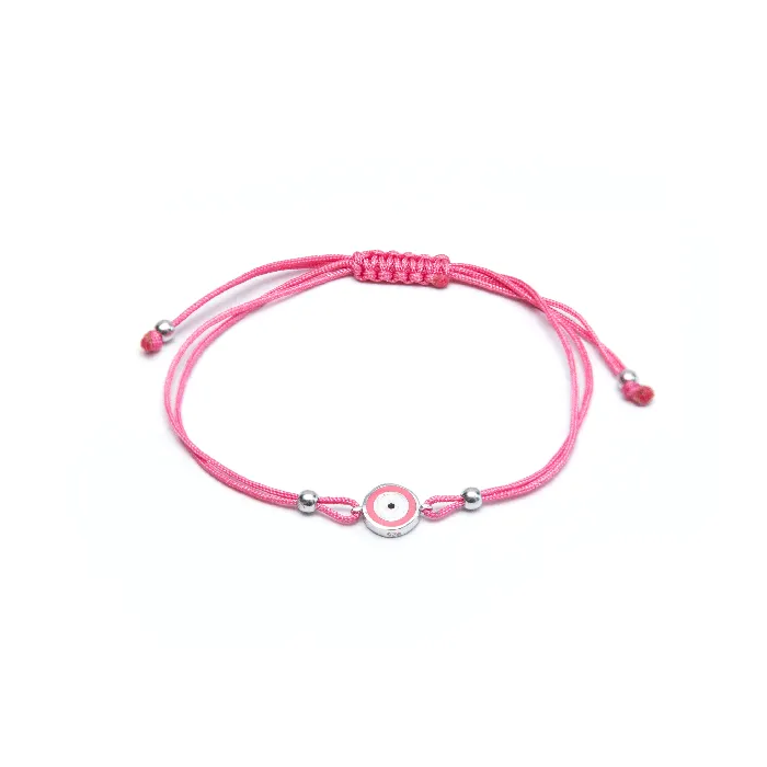 Suetables Bracelets Round Evil Eye Cord Bracelet